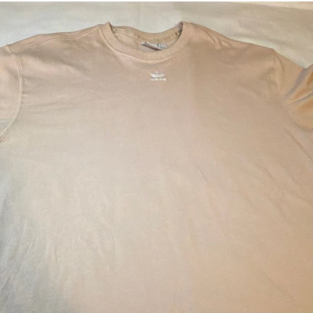 adidas Men's Tan Short Sleeve Tee